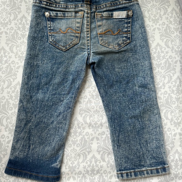 7 For All Mankind Baby Blue Jeans 18 Months - Picture 3 of 4